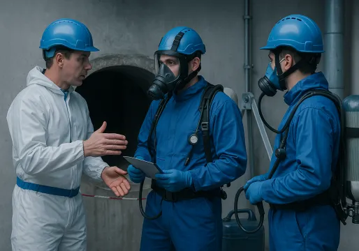 Taxonomie Utiliser et Porter un Appareil Respiratoire Isolant (ARI) Image