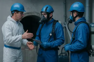 Prestation Utiliser et Porter un Appareil Respiratoire Isolant (ARI) Image