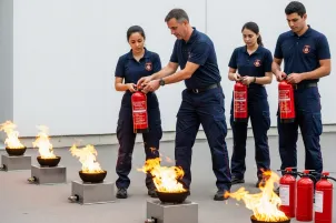 Prestation Manipulation des Extincteurs Image