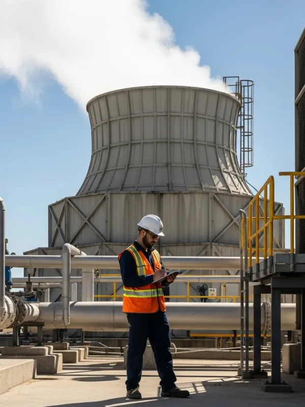 Prestation Légionelle - Intervenir à Proximité d'une Tour Aéroréfrigérante Image