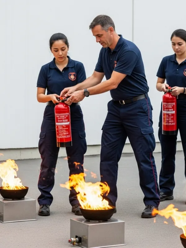 Prestation Manipulation des Extincteurs Image